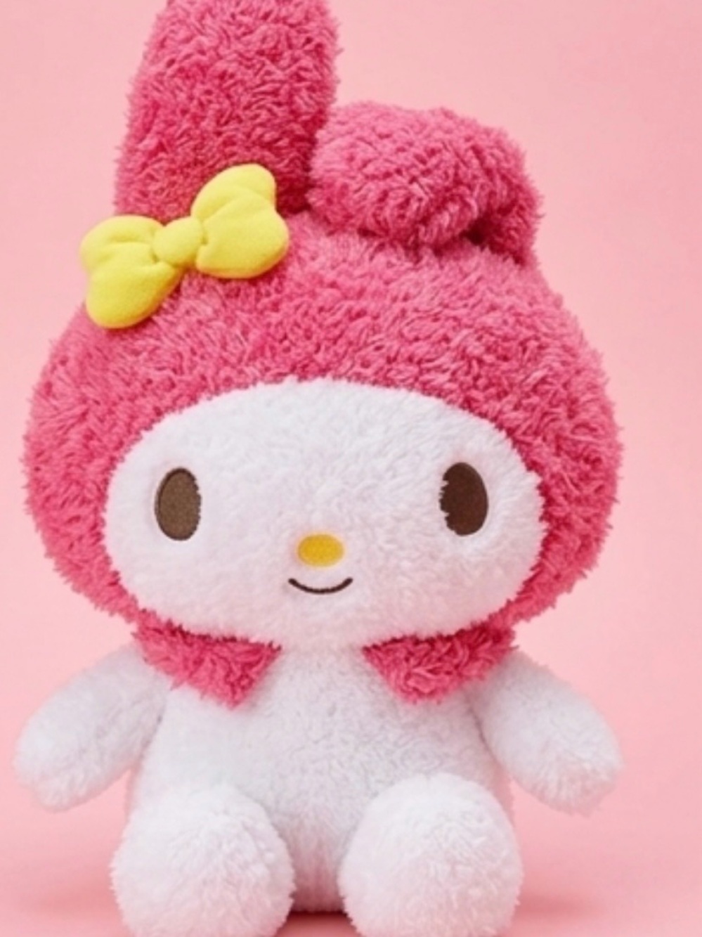 Sanrio My Melody Plush Backpack Pink White Feather Fuzzy Mini Bag NWT
